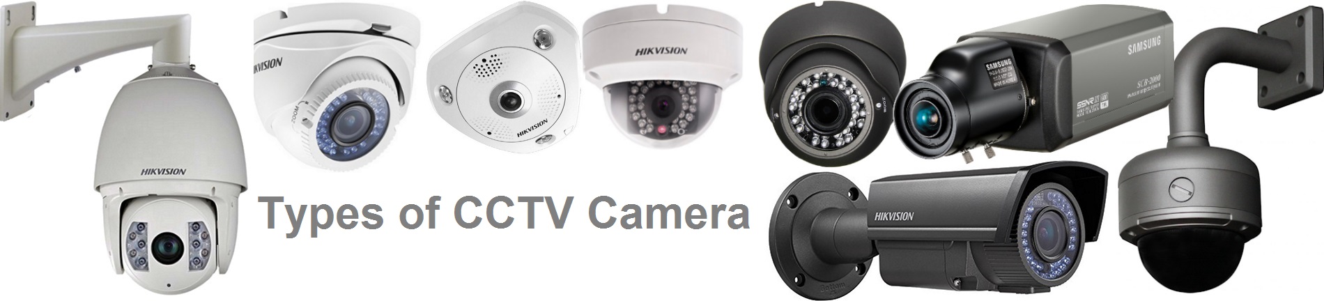 Different types of CCTV cameras