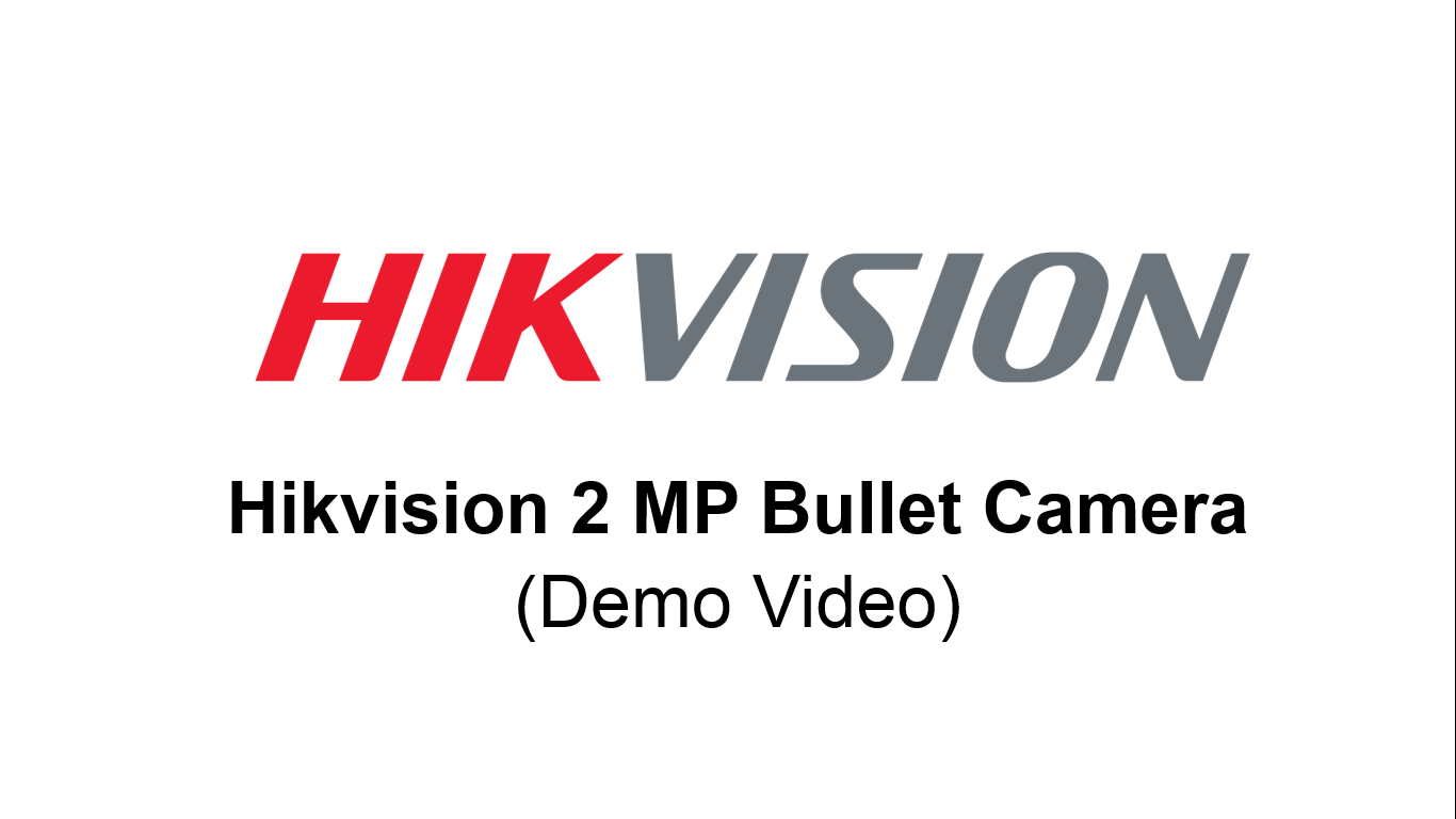 hikvision 2mp bullet