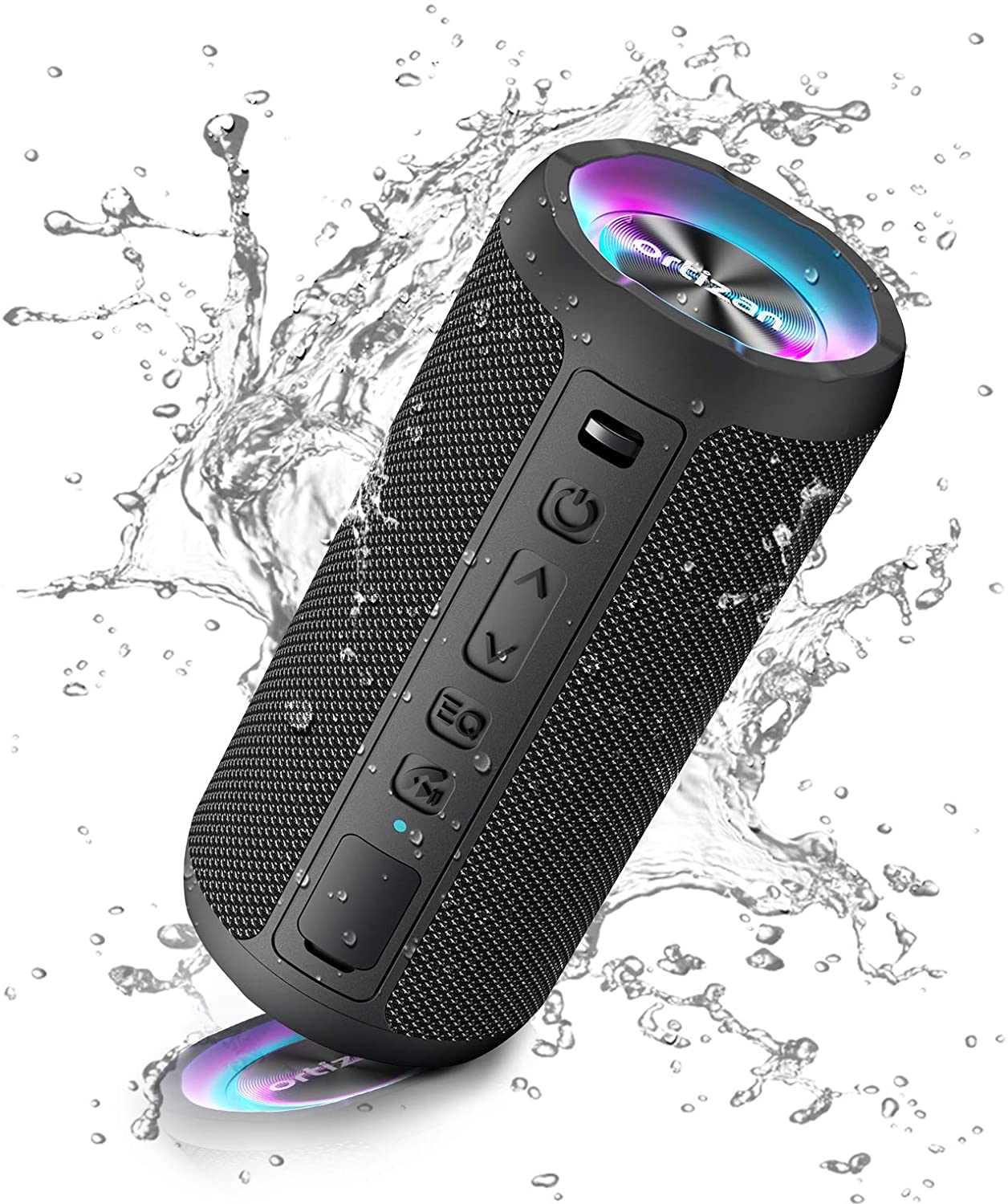 Portable Bluetooth Speakers for Home Outdoor TWS 24W Speakers Bluetooth Wireless with Deep Bass and Loud Sound 15H Playtime 【2021 Newest】 Zamkol Bluetooth Speaker IPX6 Waterproof Built-in Mic 
